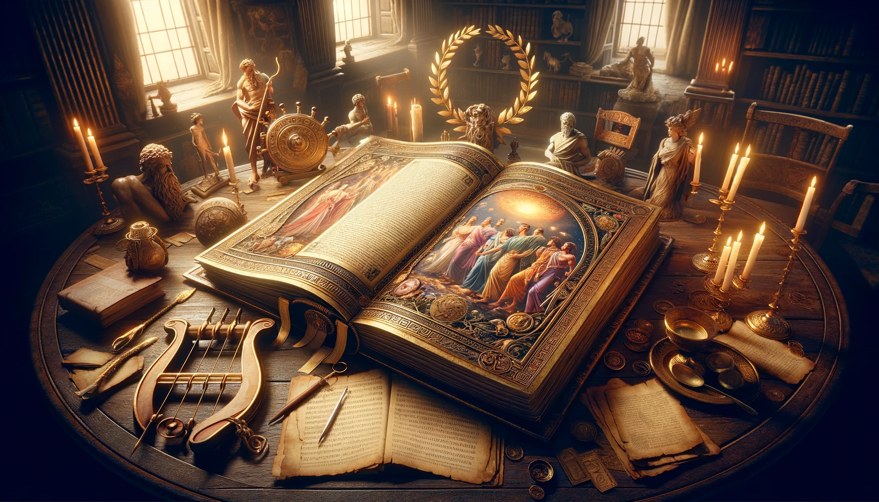 Olymp god: O misterioso mundo dos deuses e mitos na enciclopédia Desktop